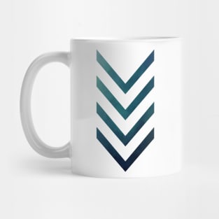 Blue Arrow Mug